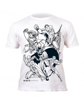 Splat Planet marškinėliai su flomasteriais, Justice League