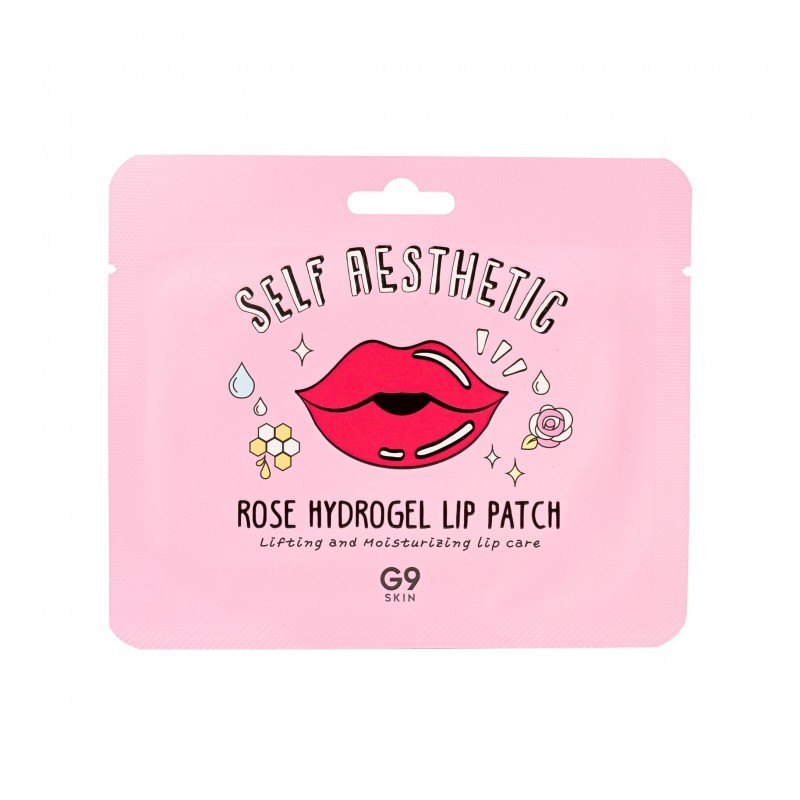 G9 Skin Self Aesthetic Rose Hydrogel Lūpų kaukė