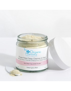 The Organic Pharmacy Flower Petal Deep Cleanser & Exfoliating kaukė 60 g