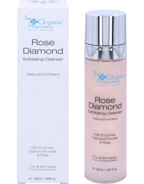 The Organic Pharmacy Rose Diamond Exfoliating Cleanser 50 ml