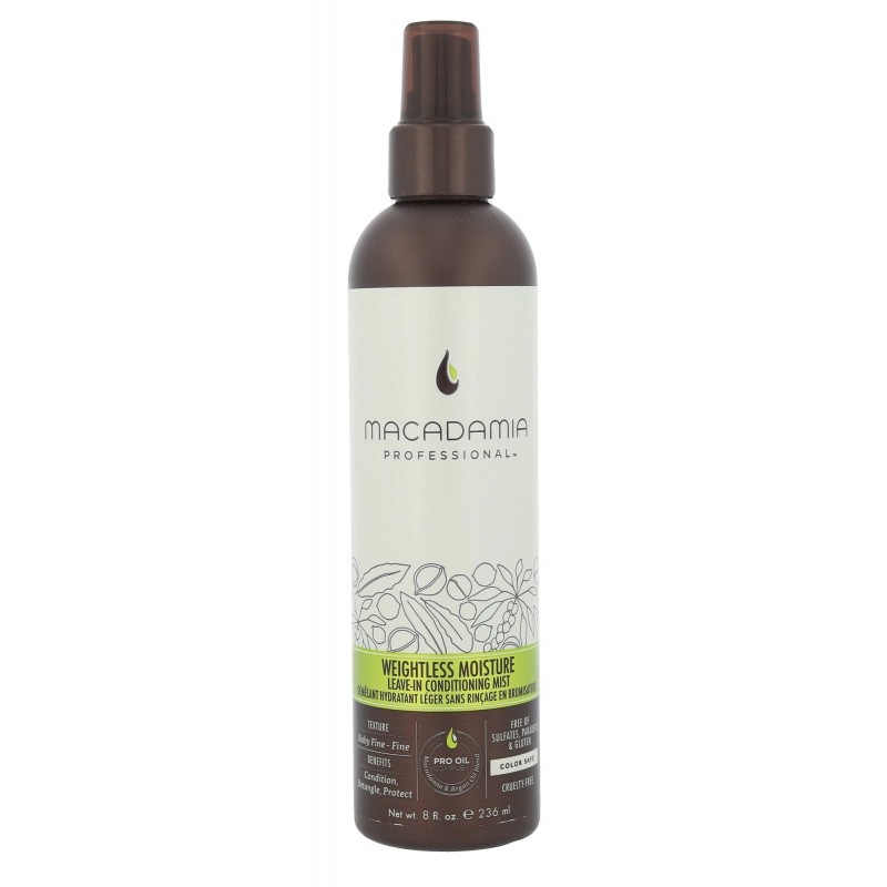 Macadamia Weightless Moisture Conditioning plaukų dulksna 236 ml