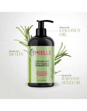 Mielle Rosemary Mint Strengthening Shampoo 355 ml Stiprinamasis plaukų šampūnas