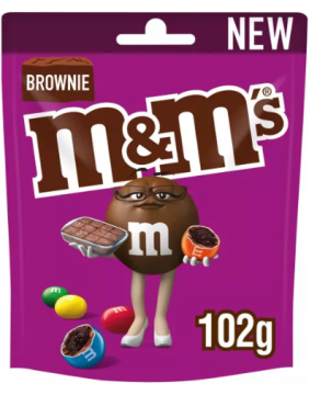 Dražė M&M's (BROWNIE), 102g