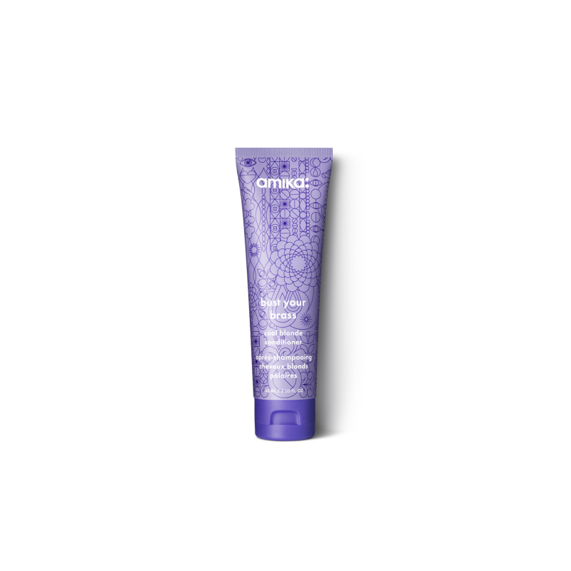 AMIKA  kondicionierius su ultra violetu 60ml – bust your brass cool blonde conditioner