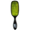 WETBRUSH RETAIL SHINE ENHANCER juodas plaukų šepetys su šerno šereliais