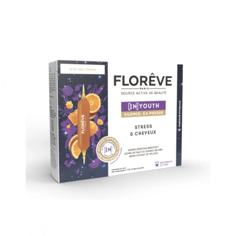 FLOREVE (IN) YOUTH ANTI HAIR LOSS – natūralus maisto papildas plaukų stiprinimui ir jų slinkimo mažinimui
