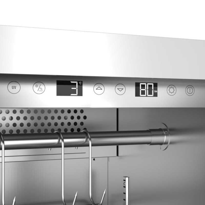 Caso DryAged Master 125 – kompresorinė mėsos brandinimo kabina, nerūdijančio plieno, 125 l