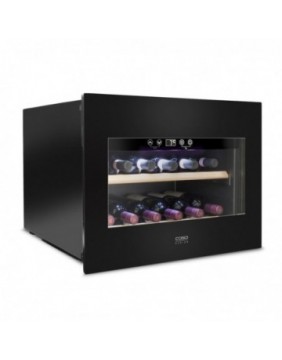 Caso WineDeluxe E 18 įmontuojamas vyno šaldytuvas, 18 butelių, su kompresorine aušinimo sistema