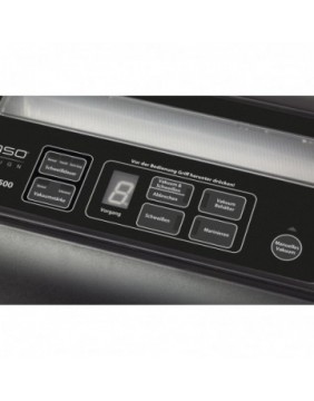 Caso | Professional Vacuum sealer | FastVAC 500 | Power 130 W | Temperature control | Stainless steel