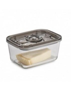 Stiklinis vakuuminis indas Caso VacuBoxx Eco L su plastikiniu dangčiu, permatomas