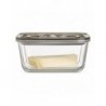 Stiklinis vakuuminis indas Caso VacuBoxx Eco L su plastikiniu dangčiu, permatomas