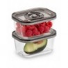 Caso | Glass Vacuum Containers with Plastic Lid (2 pcs) | VacuBoxx Eco-Duo S | Transparent
