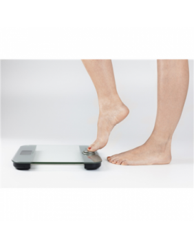 Svarstyklės Caso Body Energy Ecostyle, maksimalus svoris 180 kg, baltos/pilkos