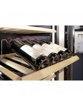 Caso | Wine Cooler | WineDeluxe WD 41 | Energy efficiency class F | Built-in | Bottles capacity 41 | Black