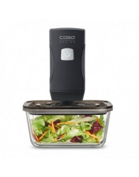 Profesionali rankinė vakuumavimo pompa Caso Vacu OneTouch Pro, su priedais, 20 W, juoda