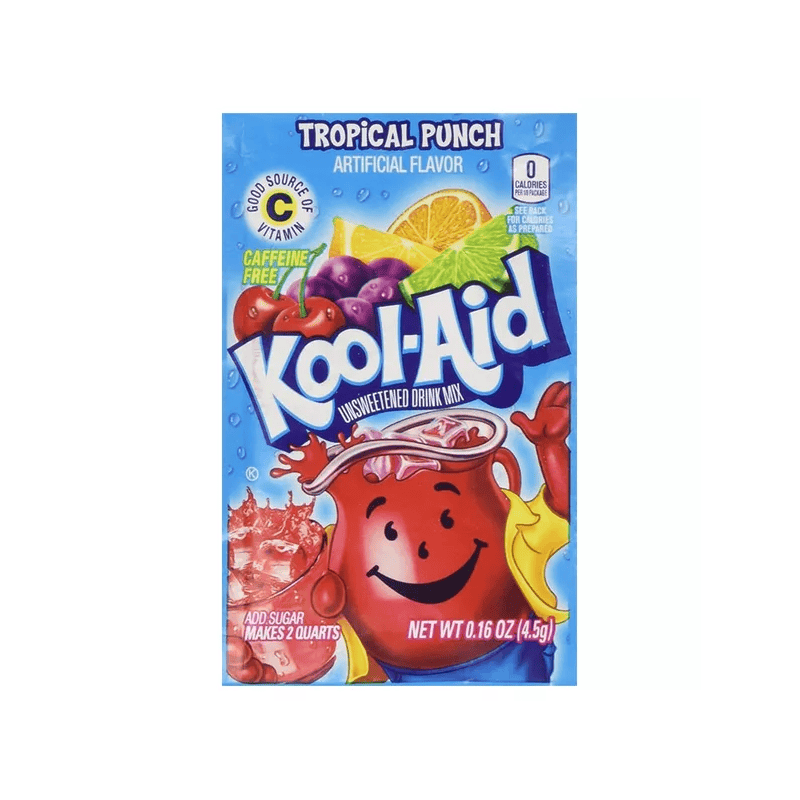 Gėrimo mišinys KOOL AID (TROPICAL PUNCH), 4,5g