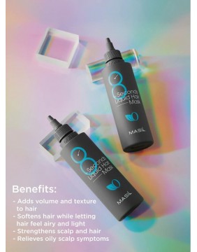 Masil 8 Seconds Liquid Hair Mask – apimties suteikianti plaukų kaukė​​, 100 ml.