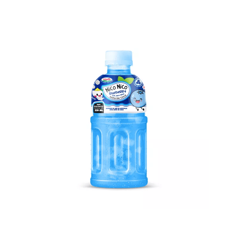 Sulčių gėrimas NICO NICO NATA DE COCO (BLUEBERRY), 320ml