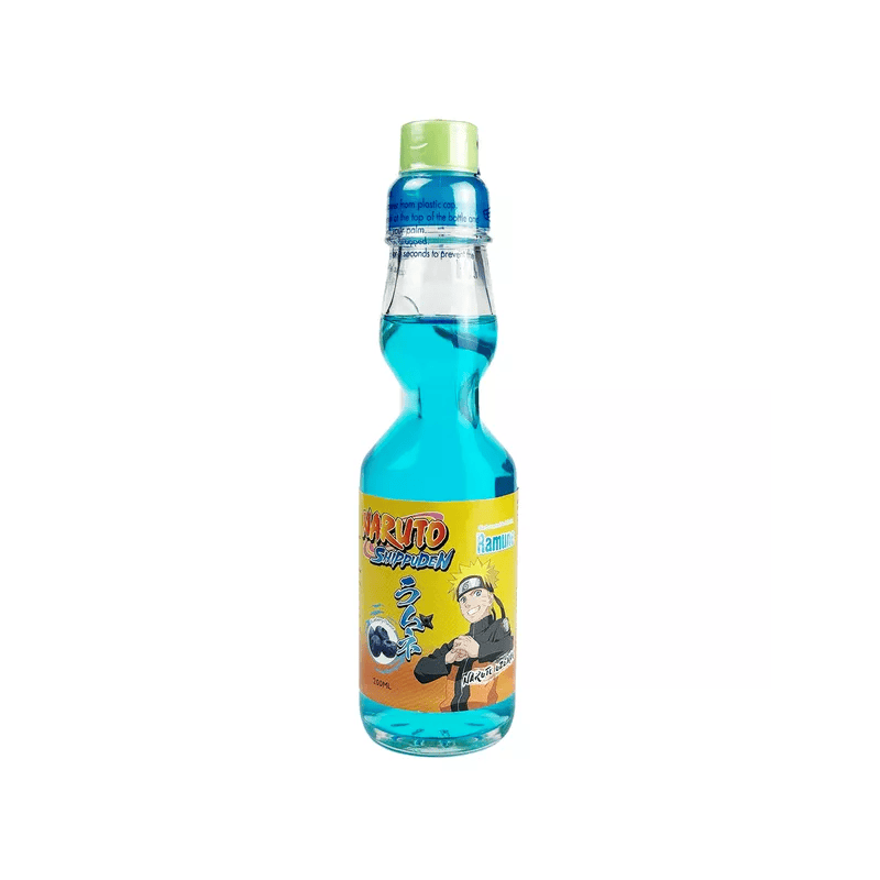 Gazuotas gaivusis gėrimas RAMUNE NARUTO (BLUEBERRY), 200ml