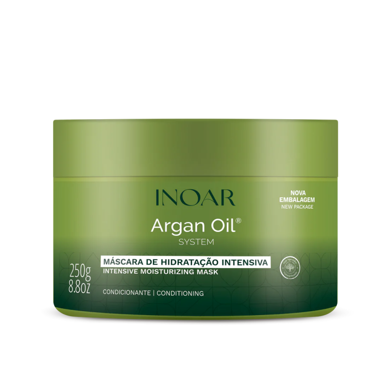 INOAR Argan Oil Mask - intensyviai drėkinanti plaukų kaukė su Argano aliejumi 250 ml