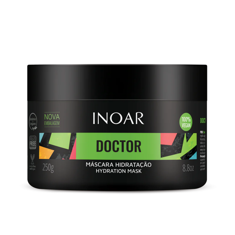 INOAR Doctor Hydrating Mask - drėkinanti kaukė 250 g