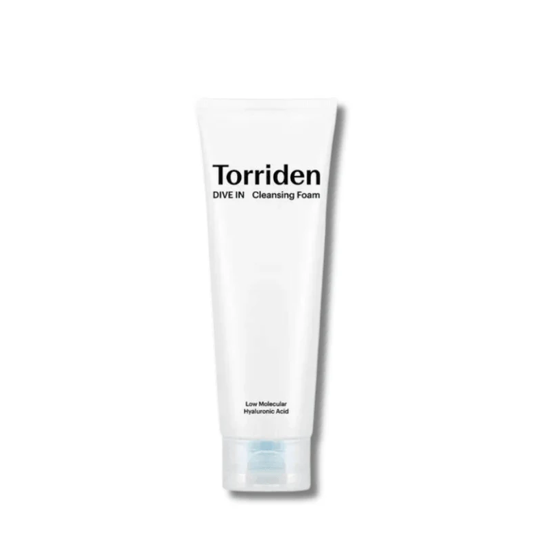 Torriden DIVE IN Low Molecular Hyaluronic Acid Cleansing Foam - hialurono rūgšties veido prausiklis