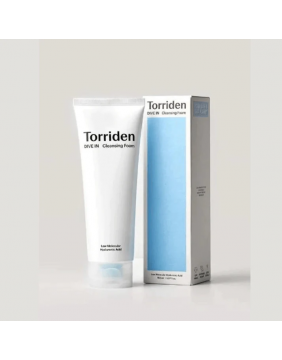 Torriden DIVE IN Low Molecular Hyaluronic Acid Cleansing Foam - hialurono rūgšties veido prausiklis