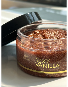 Kūno šveitiklis Malachite Cosmetics SEXY VANILLA BODY SCRUB, 250gr