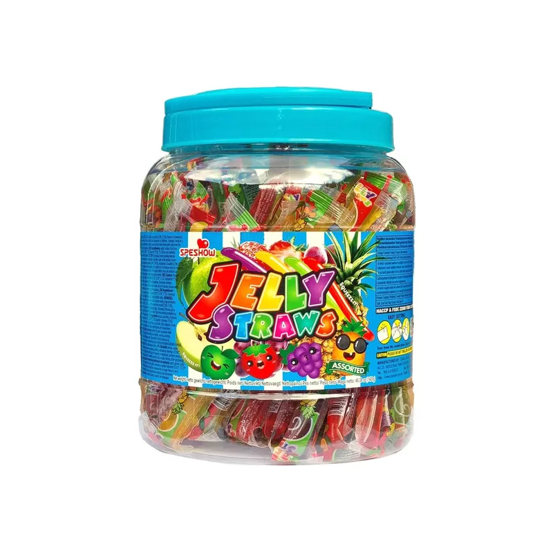 Šaldomosios želė lazdelės SPESHOW JELLY STRAWS (ASSORTED), 20g