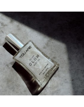 YOU ARE Silver Glow Sausas kūno aliejus su žėručiu, 50 ml