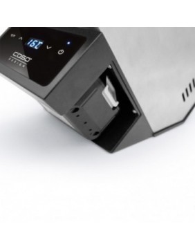 Caso | Wine Cooler | WineCase Deluxe Inox | Bottles capacity 1 | Black/Silver