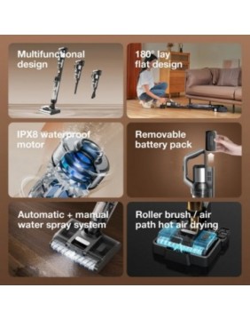 Jimmy Vacuum cleaner and washer | PW11 | Cordless operating | Washing function | 400 W | 21.6 V | Operating time (max) 75 min |