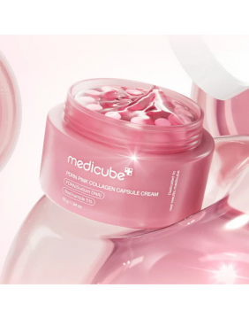 Medicube - PDRN Pink Collagen Capsule Cream - veido kremas