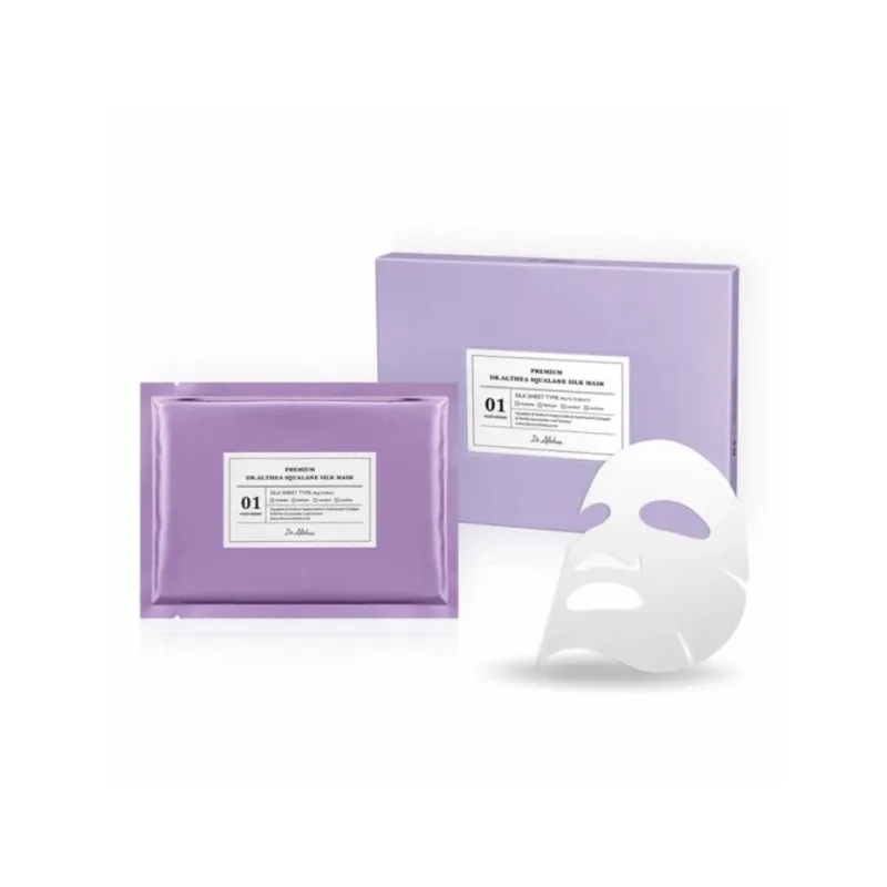 Dr.Althea Premium Squalane Silk Mask, drėkinanti veido kaukė, 1vnt.