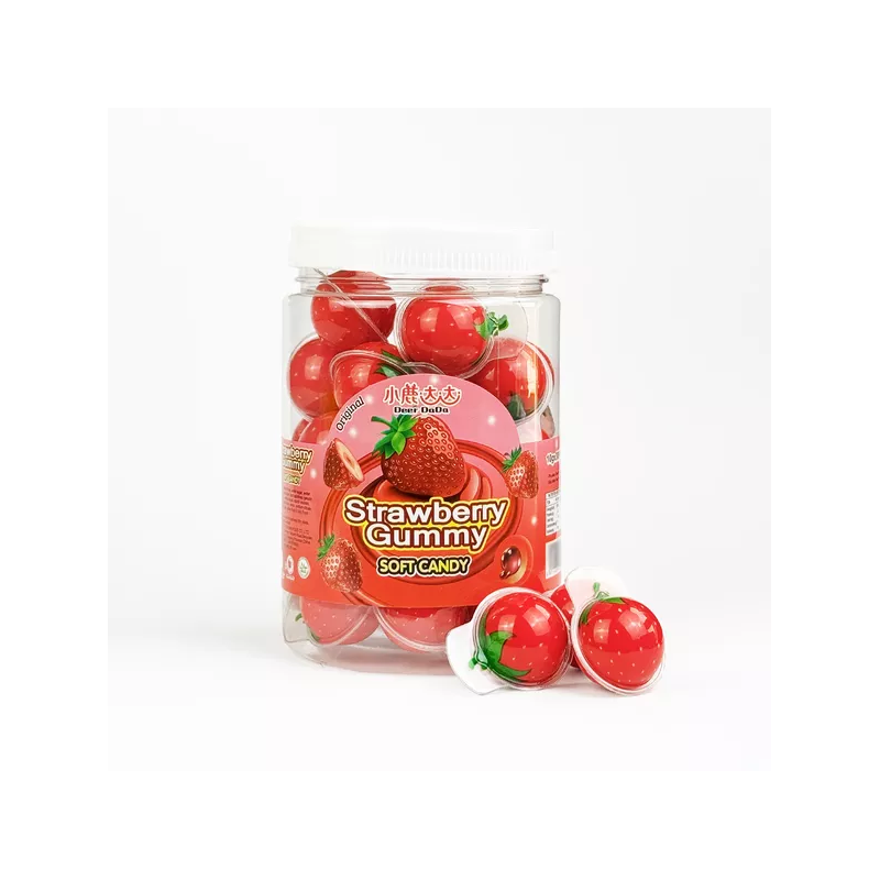 Guminukas su įdaru DEER DADA STRAWBERRY, 10g