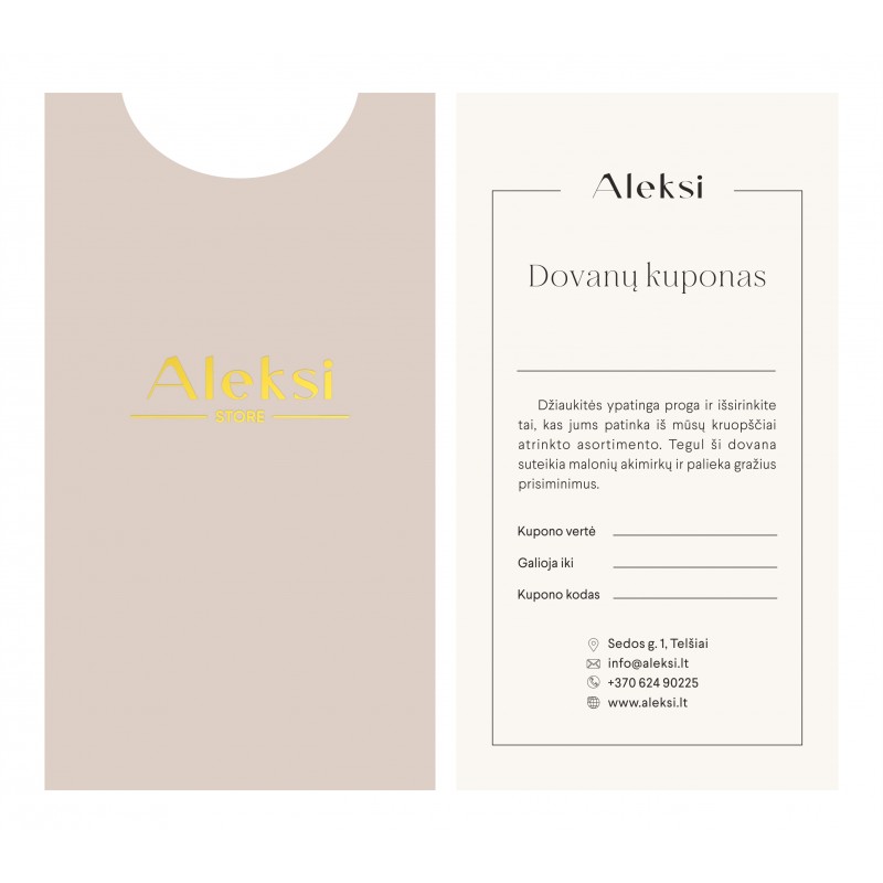 Dovanų čekis 50€