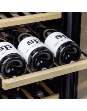 Vyno šaldytuvas Caso WineComfort 660 Smart, juodas