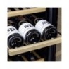 Vyno šaldytuvas Caso WineComfort 660 Smart, juodas