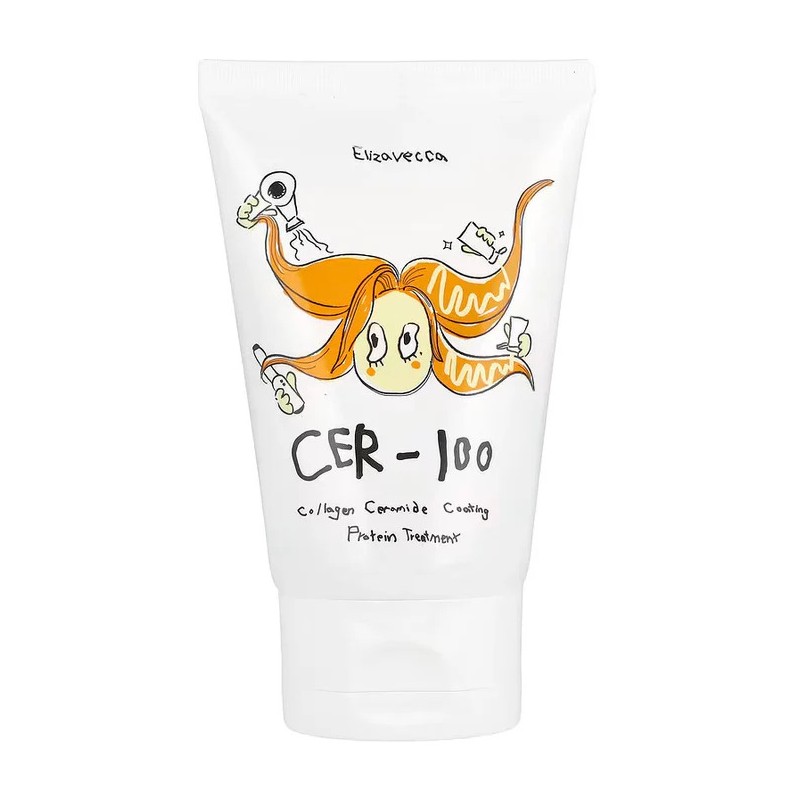 Elizavecca Atgaivinanti plaukų kaukė Milky Piggy Collagen Ceramide Coating Protein Treatment Cer-100