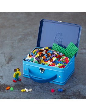 Plus Plus konstruktoriaus LAGAMINAS, mėlynas, metalinis