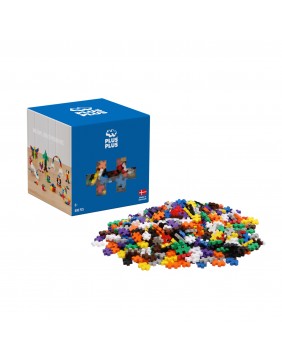 Plus Plus konstruktorius, pagrindinių spalvų, 600 det.