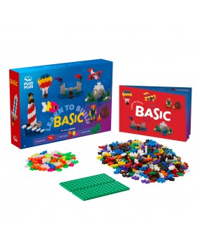 Plus Plus PRADŽIAMOKSLIS, pagrindinių-neoninių spalvų