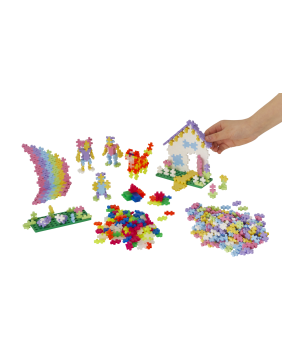 Plus Plus PRADŽIAMOKSLIS, pastelinių-neoninių spalvų