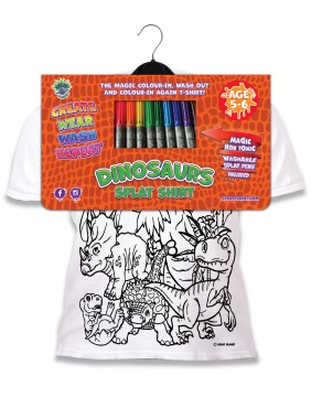 Splat Planet marškinėliai su flomasteriais, Dinozaurai