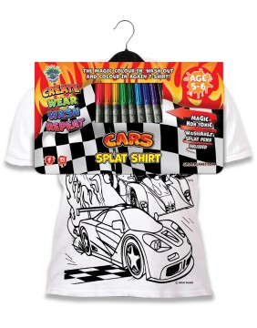 Splat Planet marškinėliai su flomasteriais, Mašinos