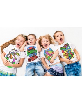 Splat Planet marškinėliai su flomasteriais, Undinėlė