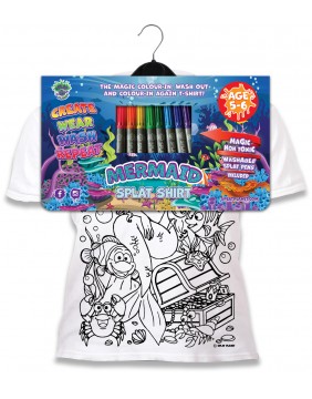 Splat Planet marškinėliai su flomasteriais, Undinėlė