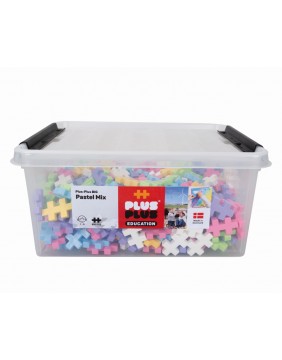 Plus Plus konstruktorius, DIDELĖS, pastelinės 400 det.