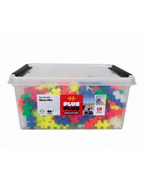 Plus Plus konstruktorius, DIDELĖS, neoninės 400 det.