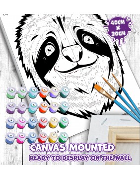 Splat Planet tapyba pagal skaičius, TINGINYS 30x40 cm